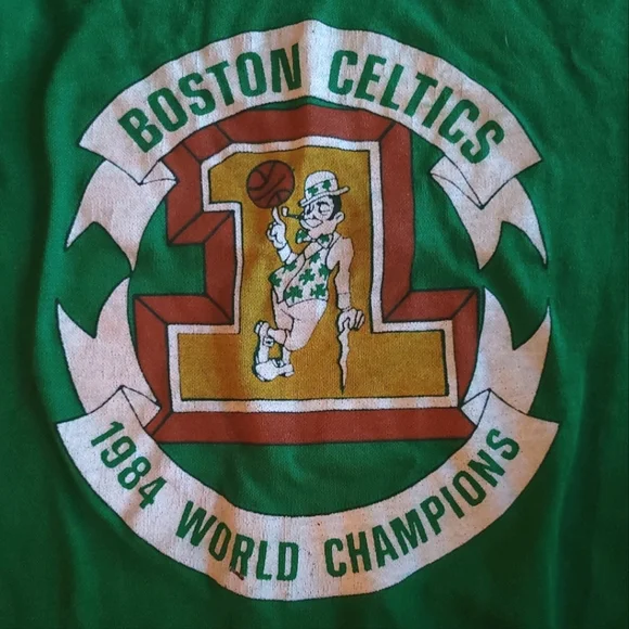 Boston Celtics 1984 NBA world champion vintage t-shirt XL - Picture 2 of 7